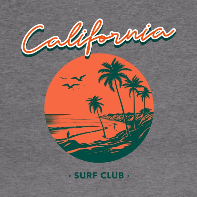 California Surf Club by Tip Top Tee's